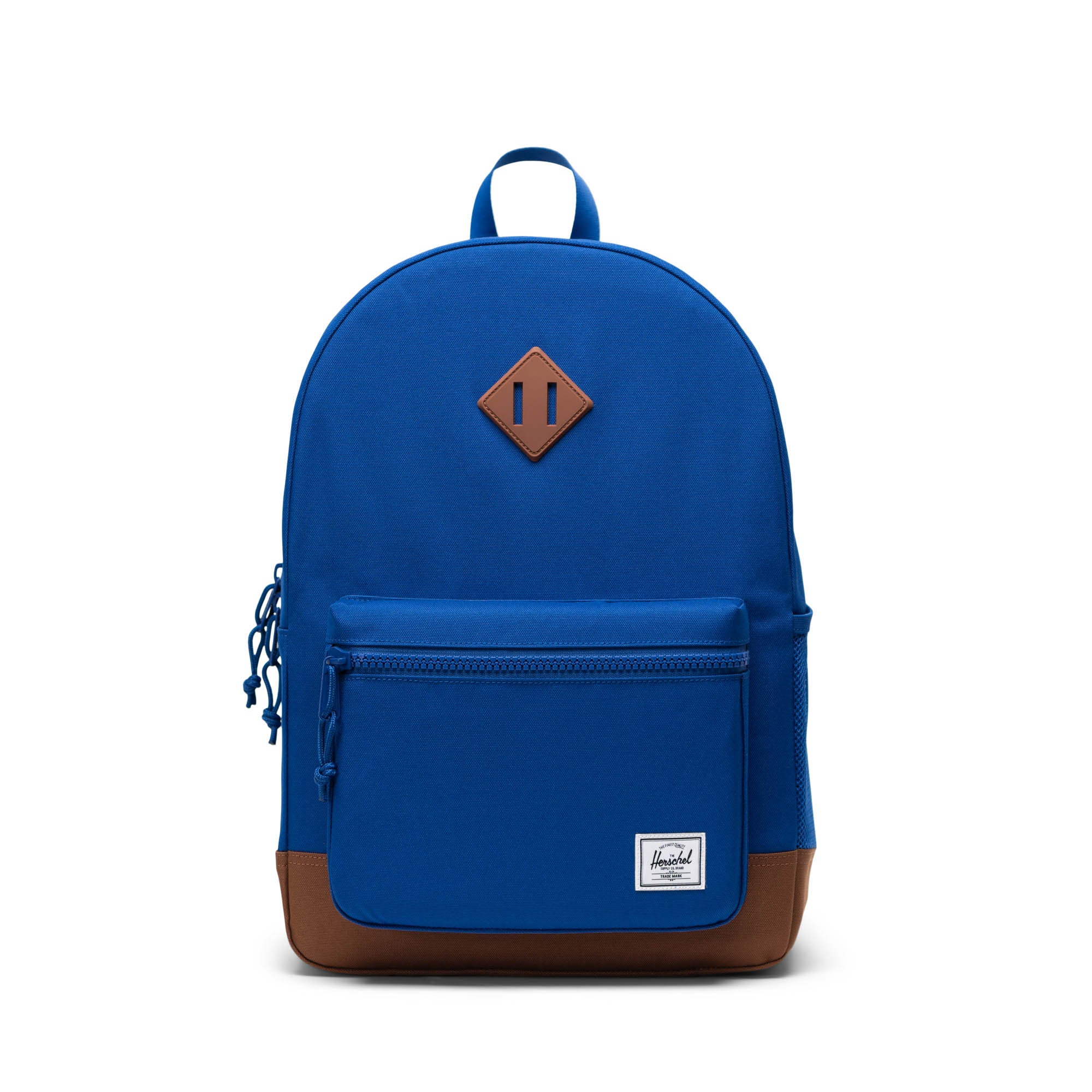 Canlı Mavi - Taba Herschel Heritage Genç Su İtici Kumaş Sırt Çantası, 14" Laptop Uyumlu, 26 L